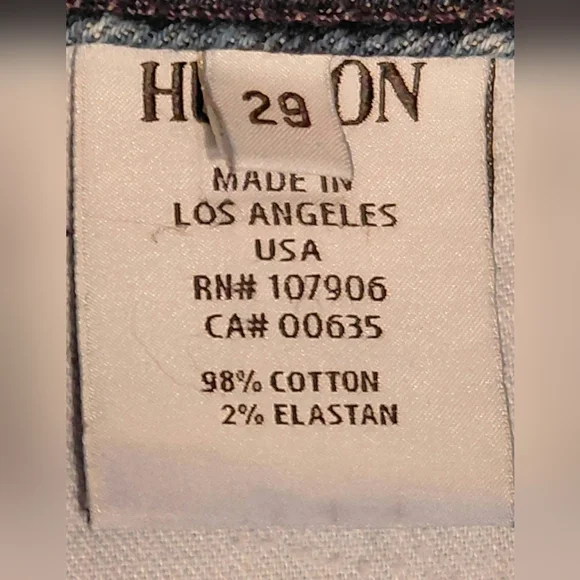 Hudson Womens Jeans Beth Mid Rise Baby Boot 29 - Picture 2 of 6